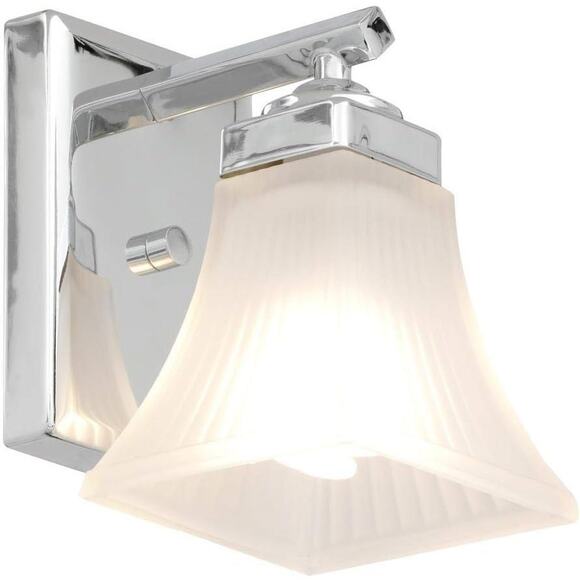 Progress Lighting 5 in. Oasis Collection 1-Light Polished Chrome Vanity Light - Picture 3 of 6